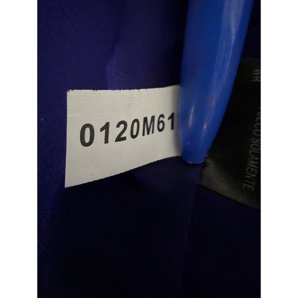 Tahari ASL Jackie O Sheath Dress Size 14 Blue 60's Classic Envelope Collar - Picture 13 of 16